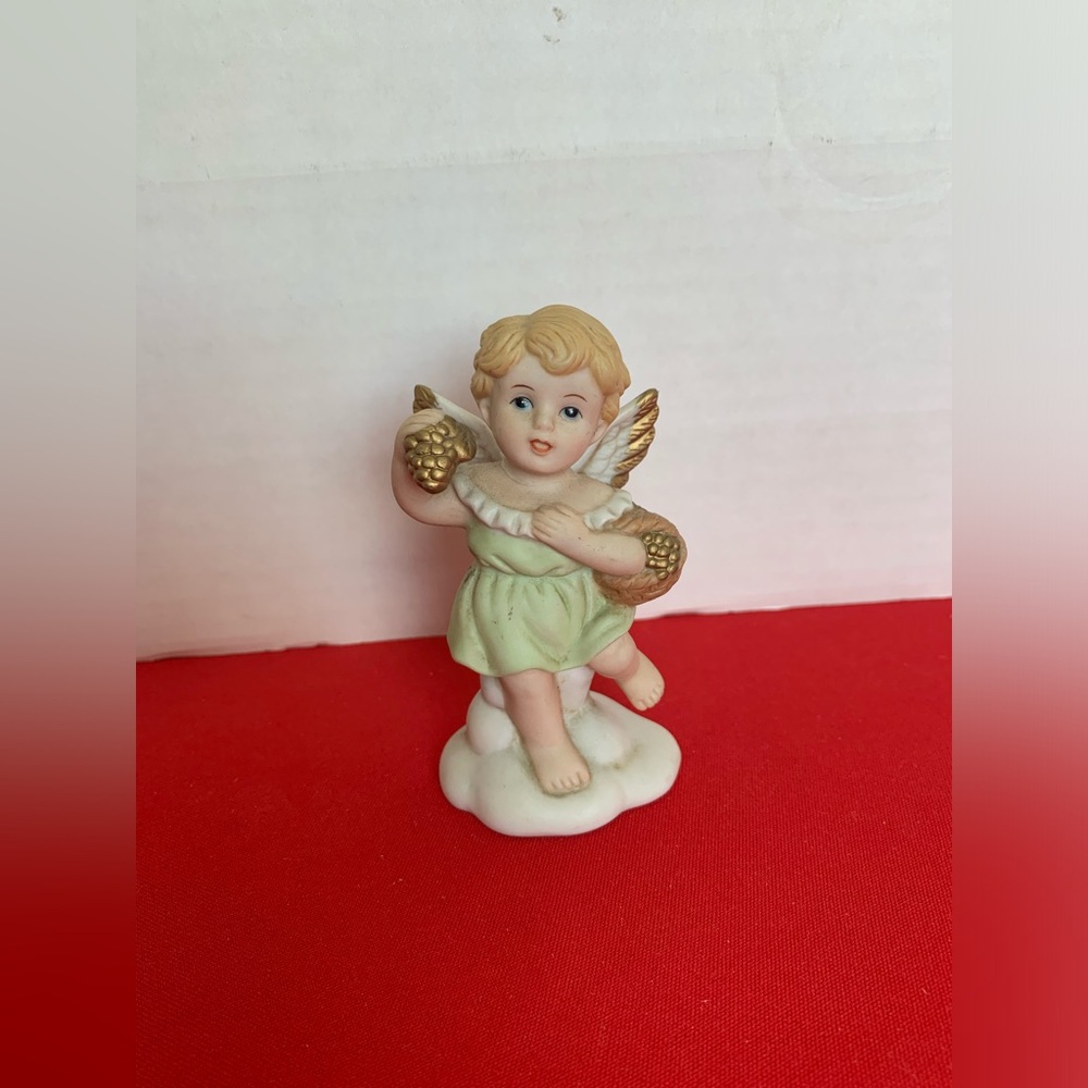 HOME INTERIORS “Precious Gifts” 14034-01 Angel Figurine Retired Broken Wing